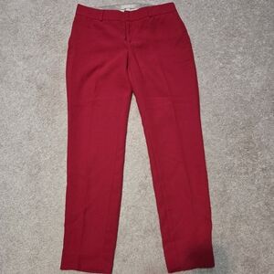 Banana Republic Vibrant Red Women's Trousers Small